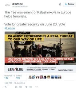 vote leave tweet