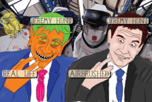 000048 Department for Health accused of airbrushing Jeremy Hunt to make him look human-01