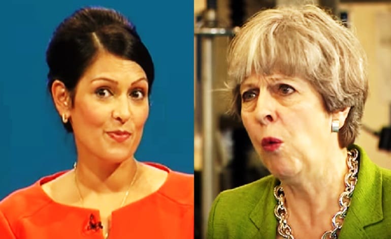 Priti Patel Theresa May Recession