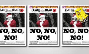 Daily Mail advises readers to block their chimneys to keep out foreigners this Xmas OTP