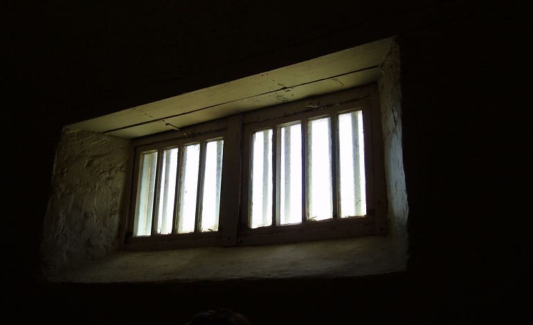 Prison Window immigration detainees