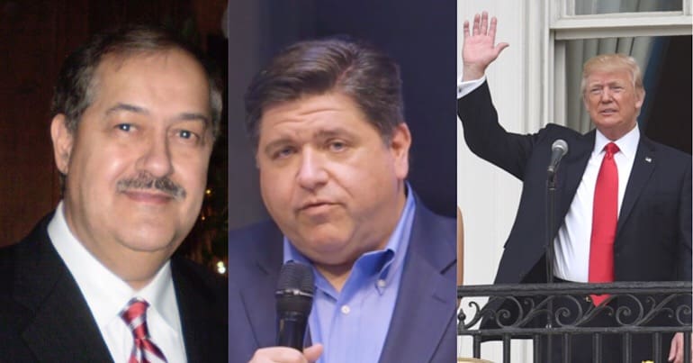 Businessmen: Blankenship, Pritzker and Trump