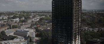 Grenfell Tower after the fire