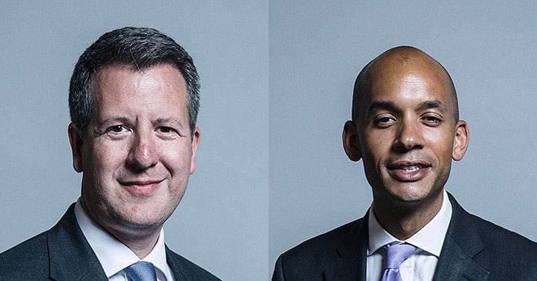 Chuka Umunna and Chris Leslie