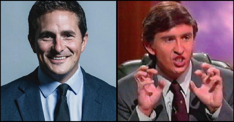 Johnny Mercer MP and Alan Partridge