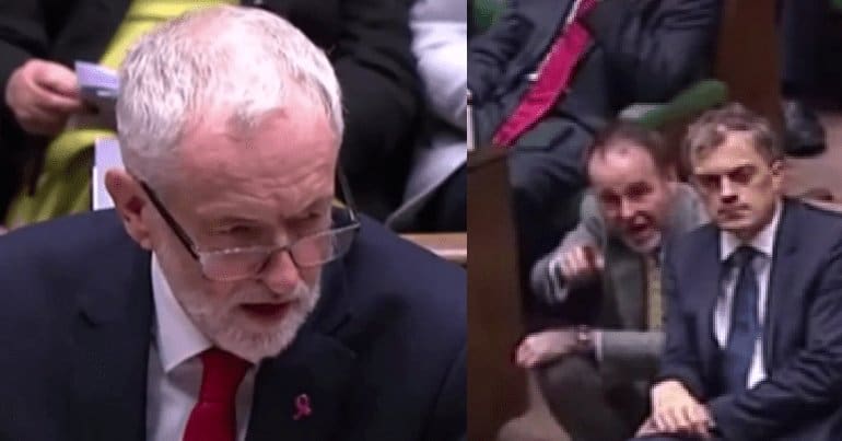 Jeremy Corbyn and Christopher Pitcher