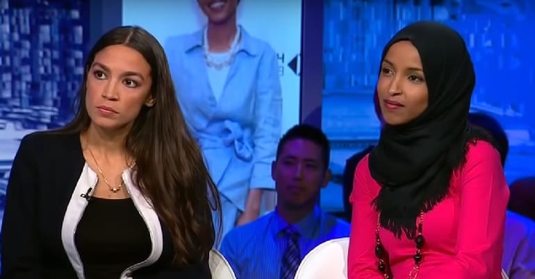 Alexandria Ocasio-Cortez and Ilhan Omar