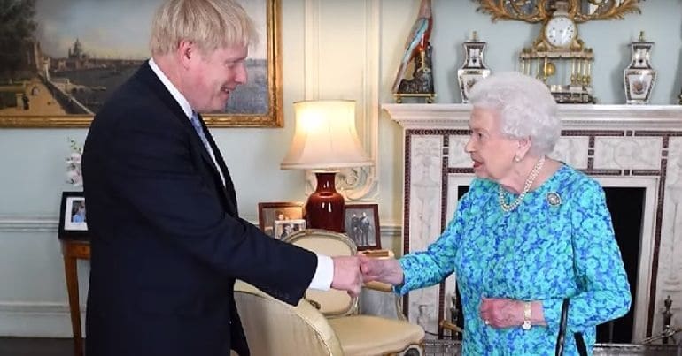 Boris Johnson and the Queen