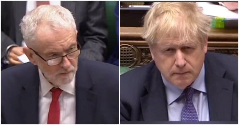 Jeremy Corbyn and Boris Johnson