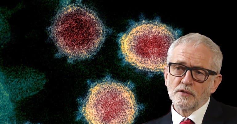 A coronavirus and Jeremy Corbyn