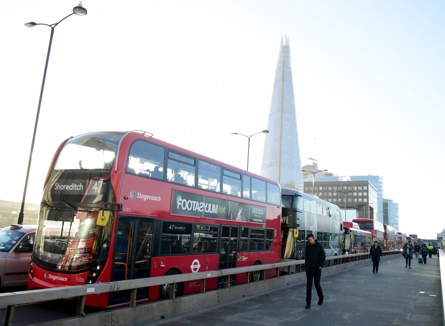 A London red bus