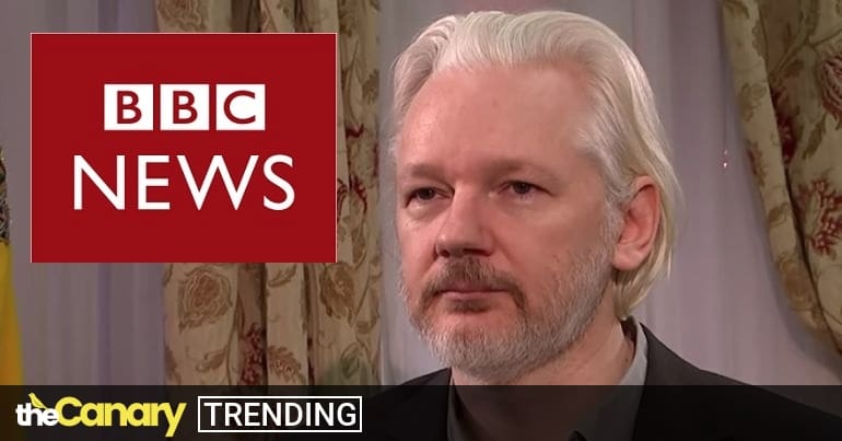 A damning fact about the BBC's Assange coverage just emerged - Canary