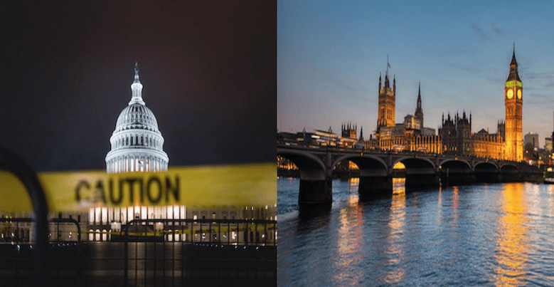 Capitol Hill and the Houses of Parliament