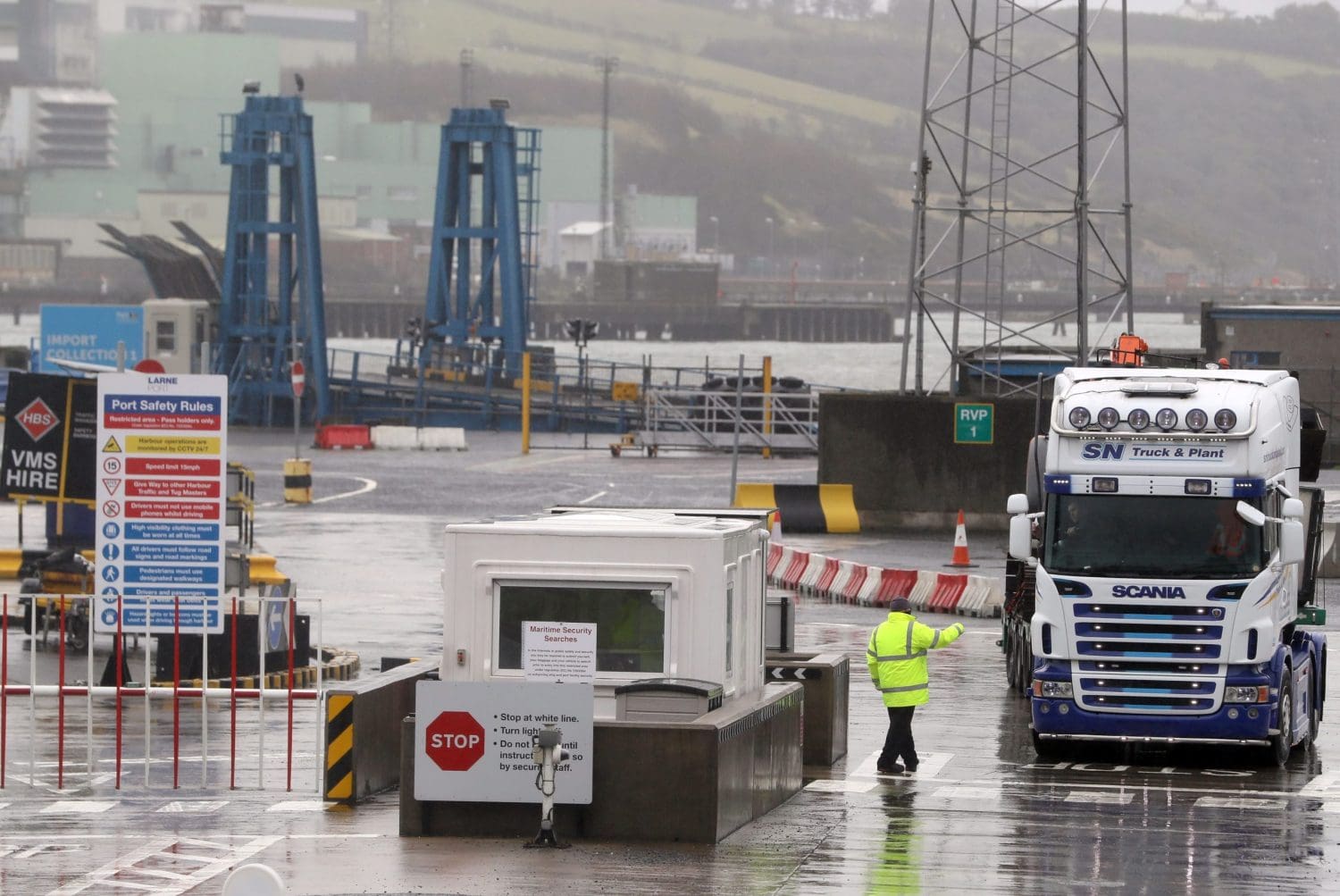 A port in the north of Ireland