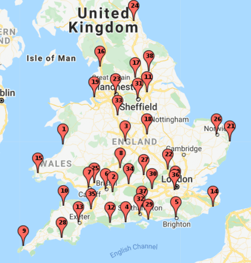 #KillTheBill protest map 16 April