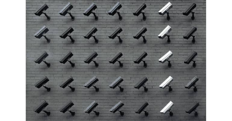 security camera wall