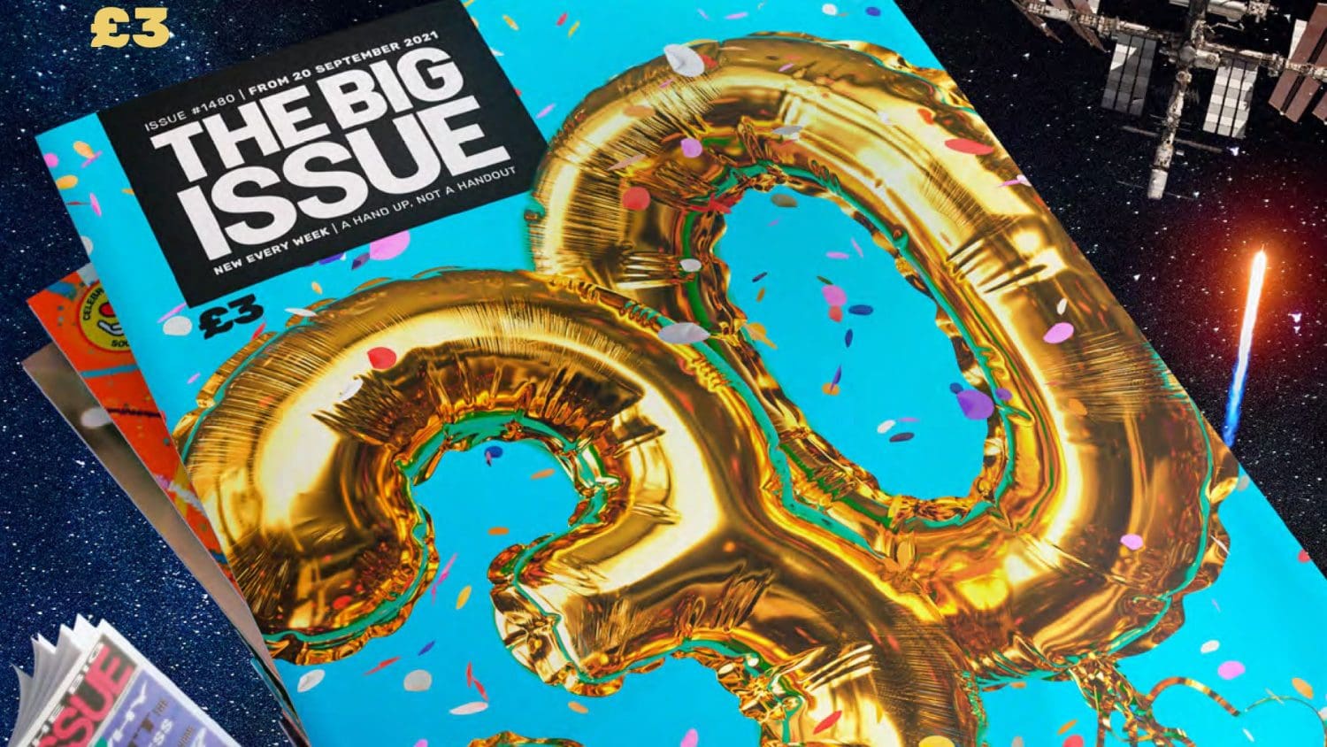 Big Issue 30th anniversary cover