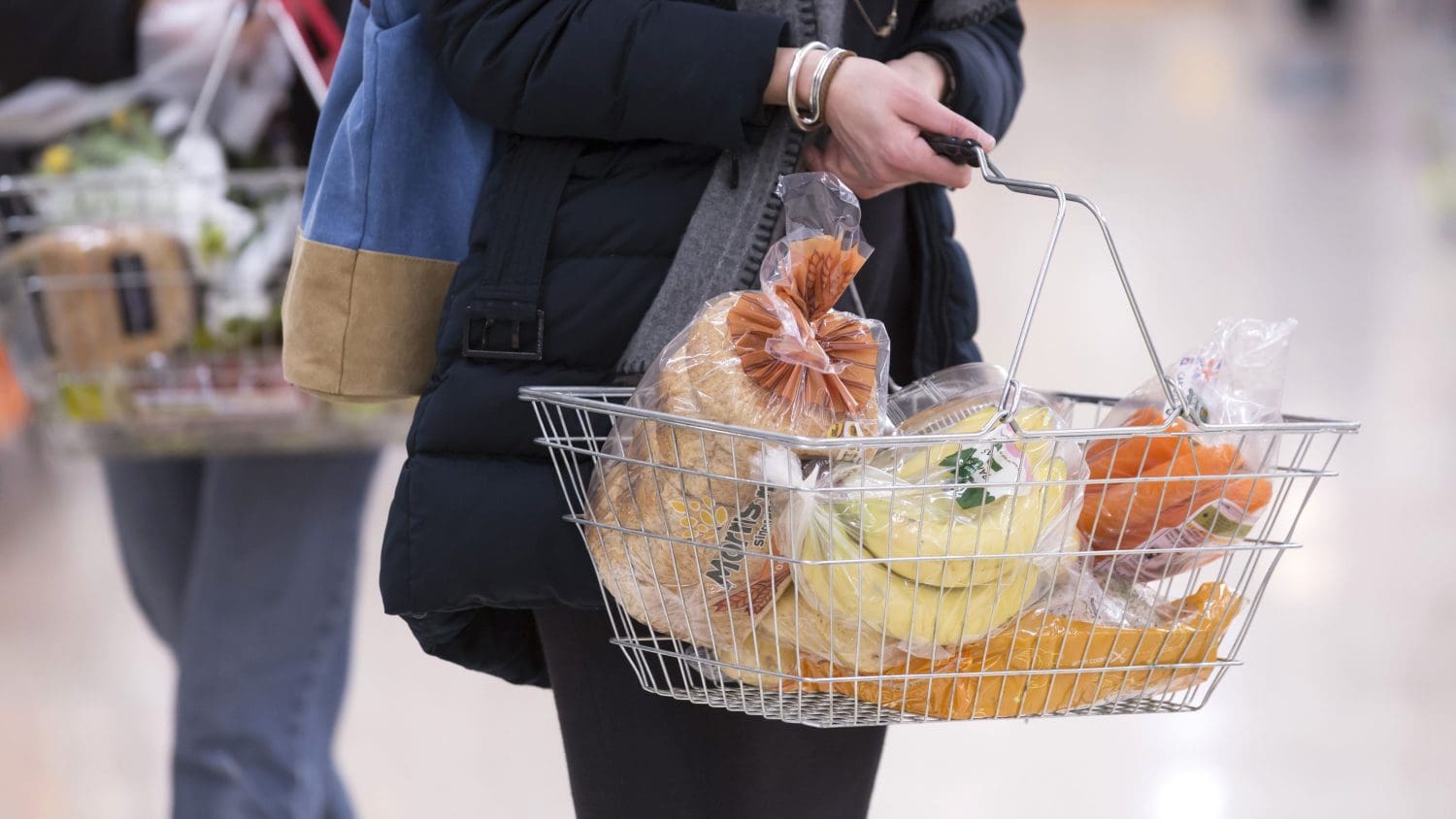 A basket of shopping