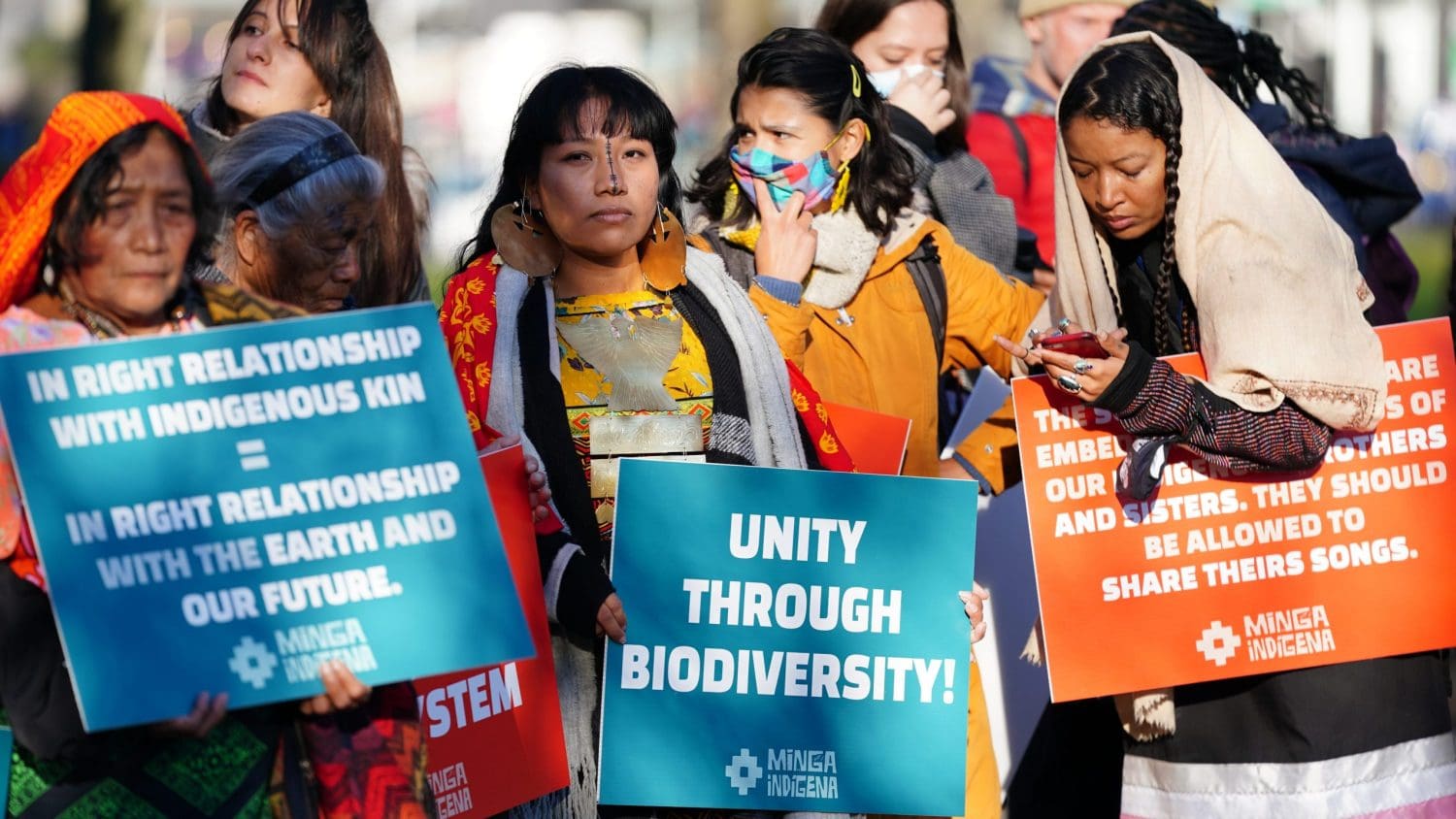 Indigenous climate protesters