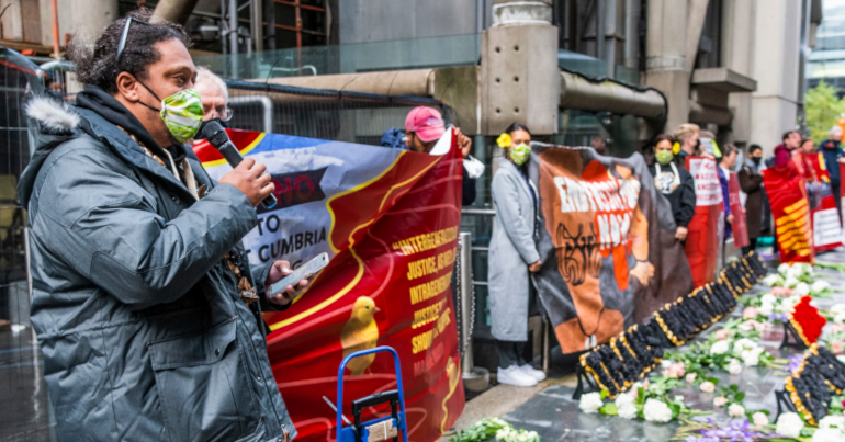 Climate memorial in London