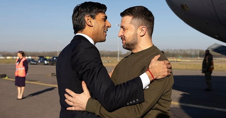 Zelensky meets Sunak