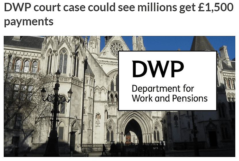 DWP court case could see millions get £1500 Universal Credit, DWP, Department for Work and Pensions, Benefits 