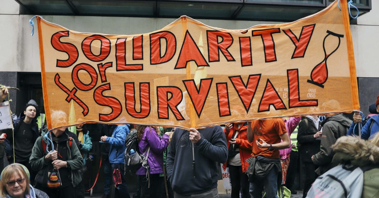 Solidarity for Survival XR banner