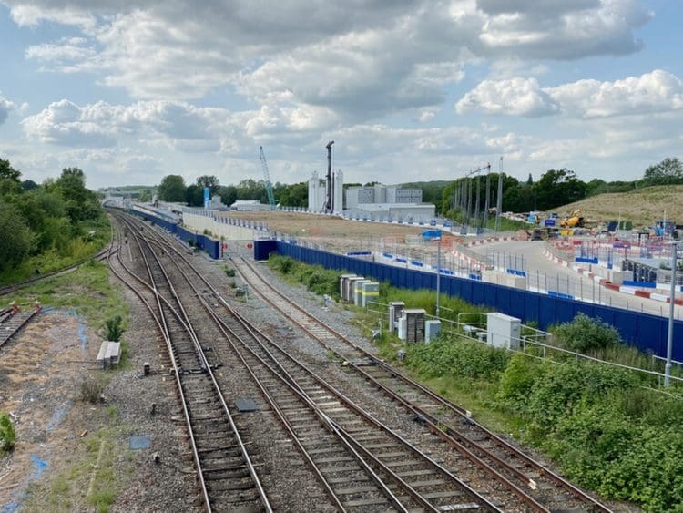 HS2 construction Ruislip