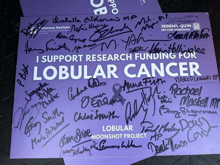 Lobular Breast Cancer MPs signed