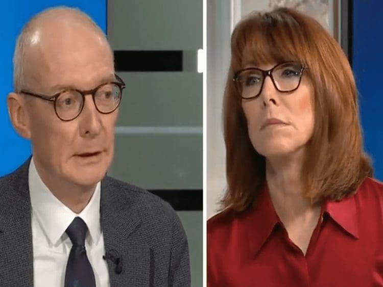 Pat McFadden and Kay Burley Labour Israel