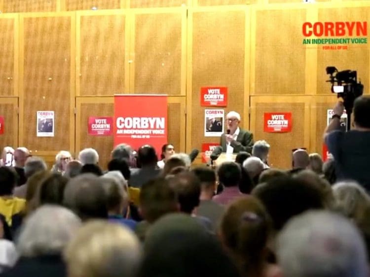 Jeremy Corbyn campaign launch Islington North general election