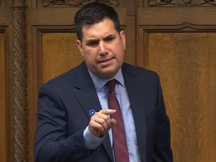 Richard Burgon at PMQs Sunak Israel