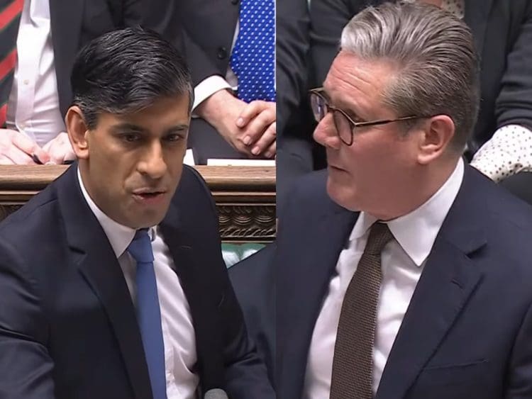 PMQs Starmer Sunak general election