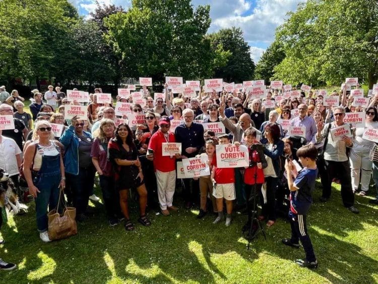 Corbyn rally