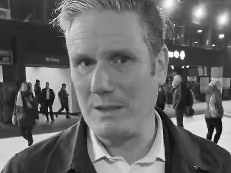 Starmer in 2019 general election Corbyn Labour