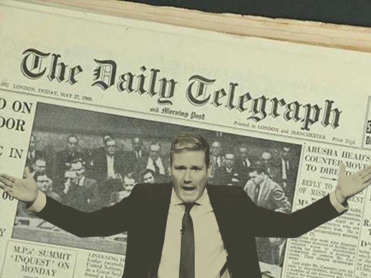 Starmer Telegraph benefits