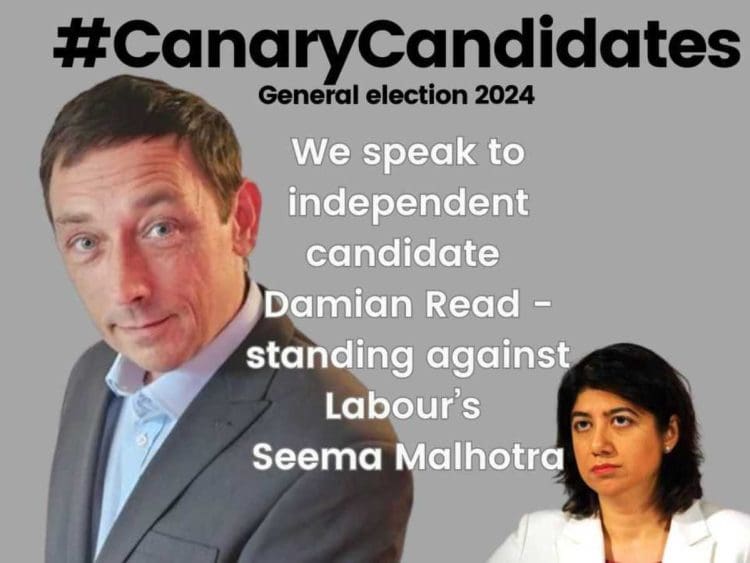 Damian Read Seema Malhotra Feltham Labour