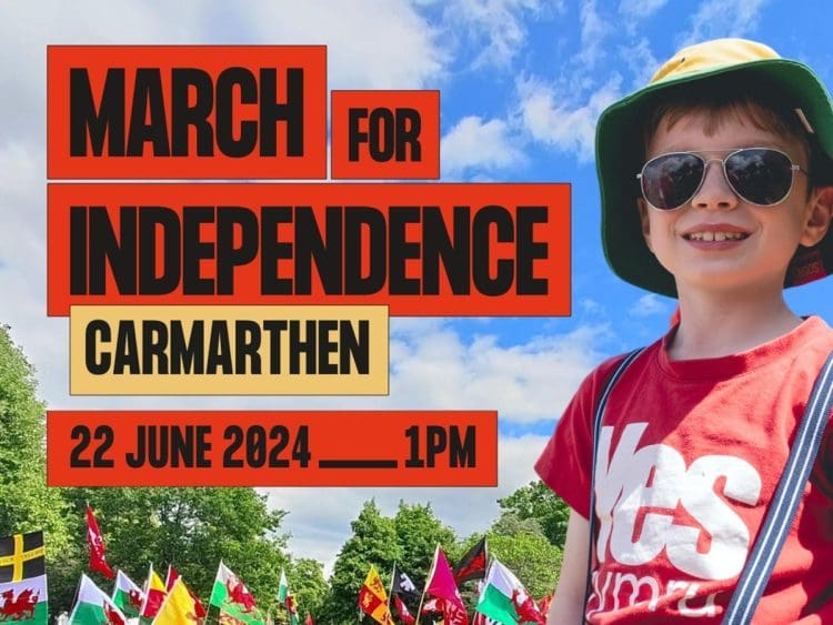 Welsh march for independence