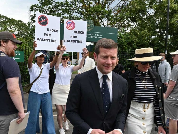 Wimbledon protest Barclays