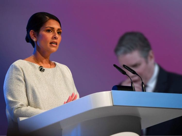 Priti Patel Keir Starmer