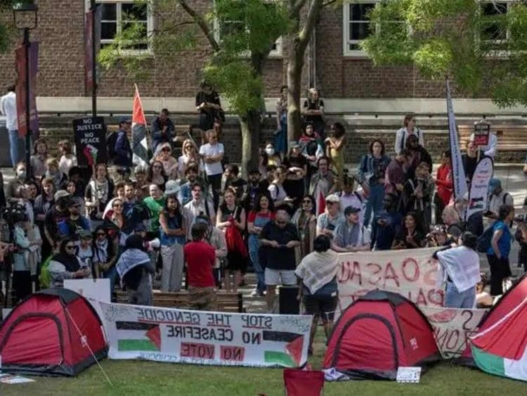 SOAS palestine camp