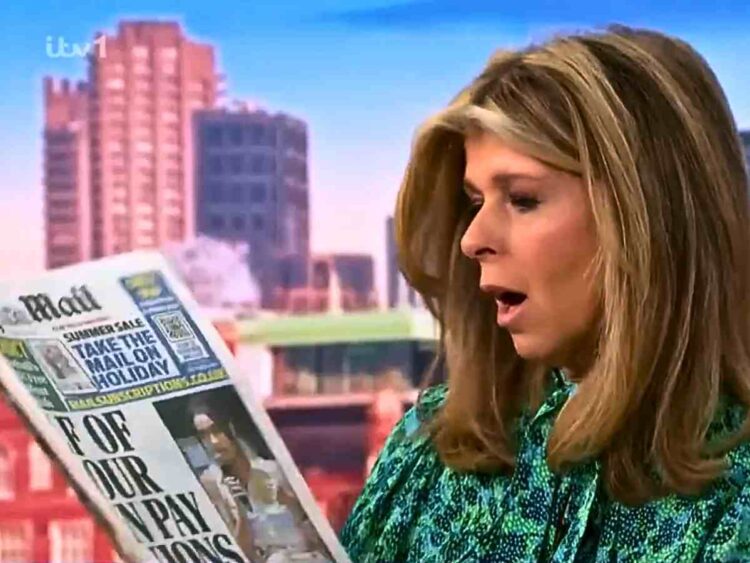 Daily Mail unions Labour Kate Garraway