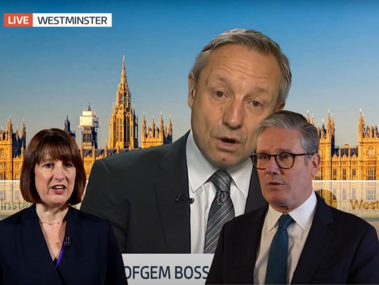 Ofgem boss Jonathan Brearley on GMB. Keir Starmer and Rachel Reeves energy price cap