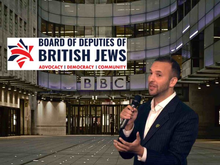 Zack Polanski BBC Board of Deputies Israel