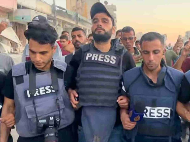 Palestinian journalists Israel