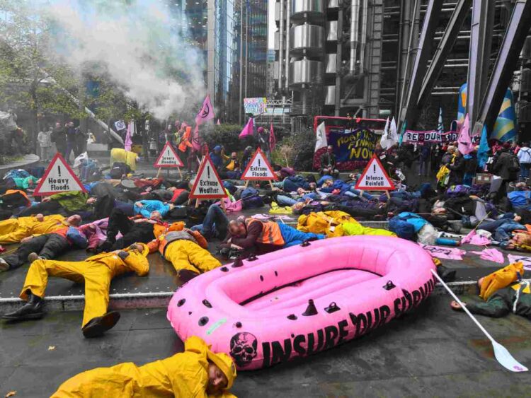 City of London Extinction Rebellion Insure Our Survival