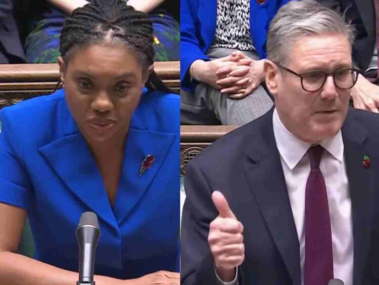 Badenoch PMQs Starmer