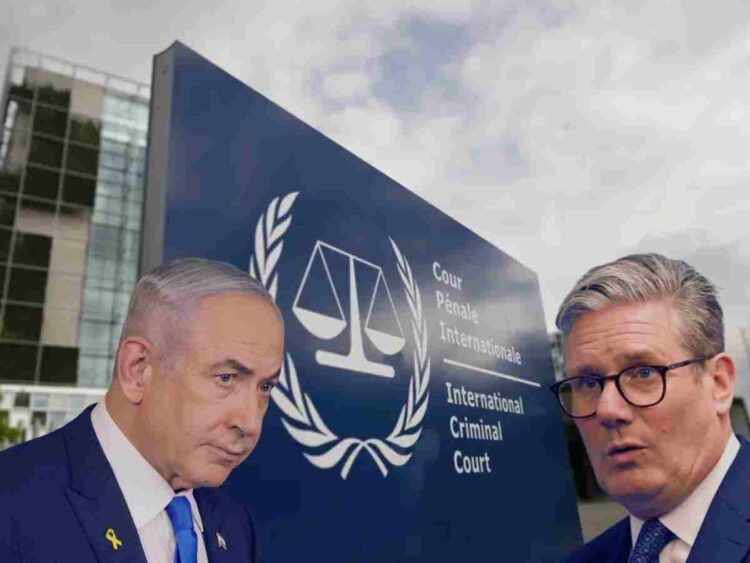 ICC Netanyahu Starmer ear criminal Israel