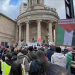 Palestine march BBC