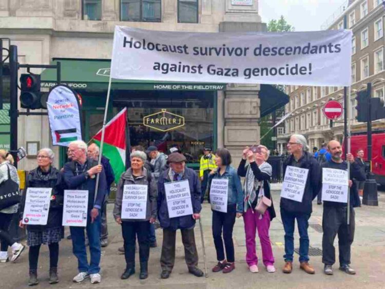 Palestine demo holocaust